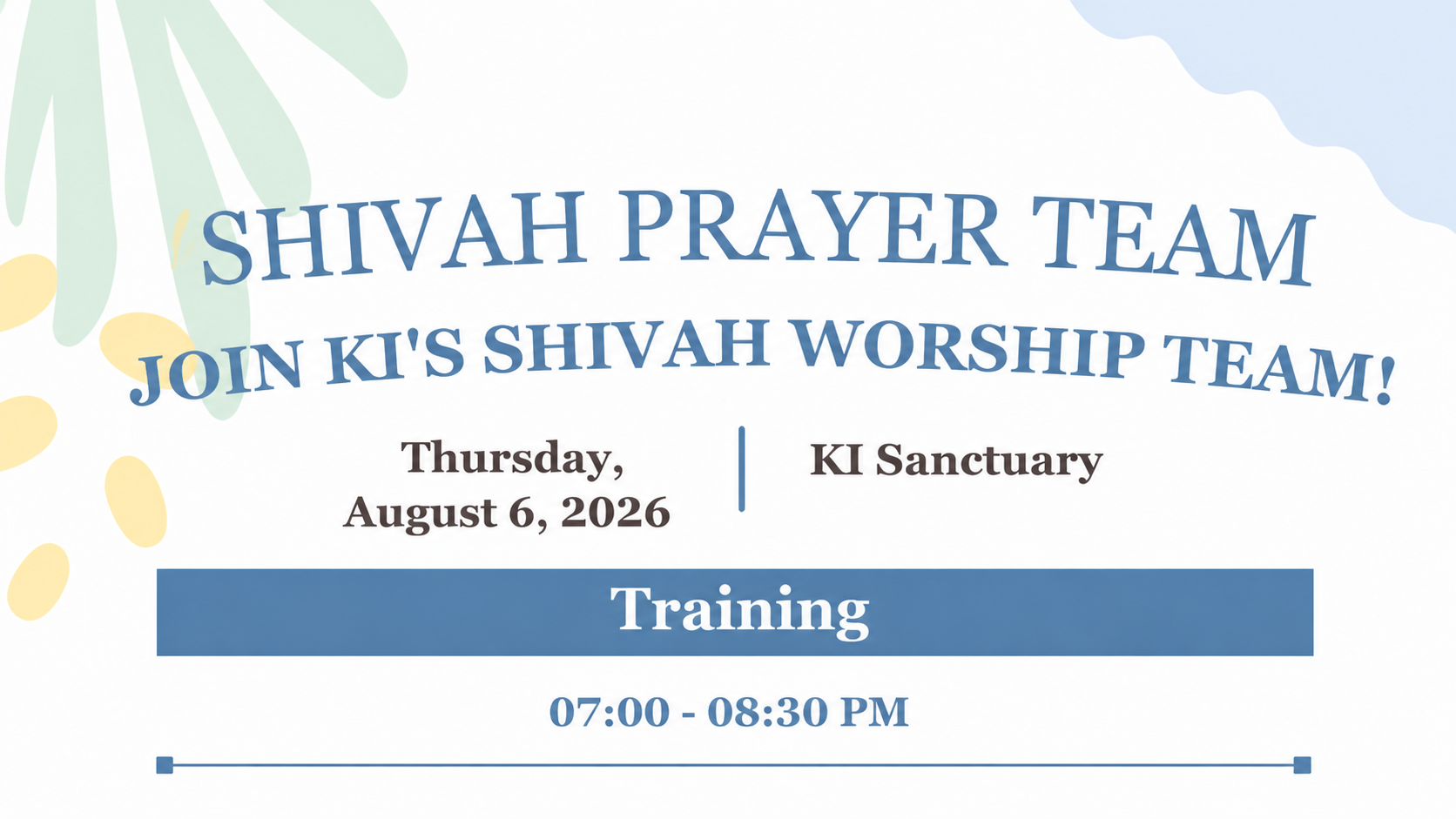 Shivah Prayer Team